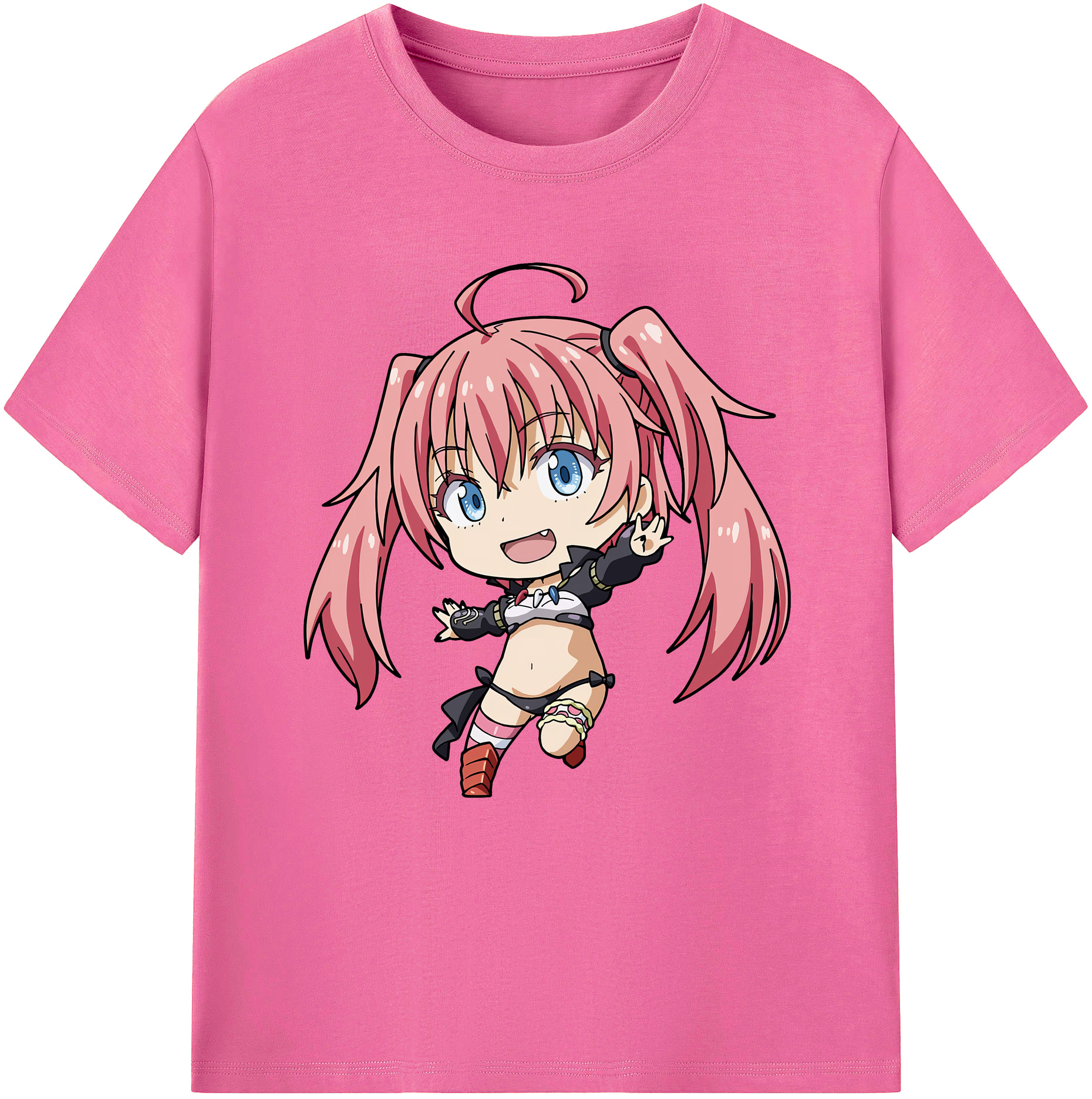 （画像用） 転スラ Regarding Reincarnated to Slime レディースカジュアルプリントTシャツ（綿100％）